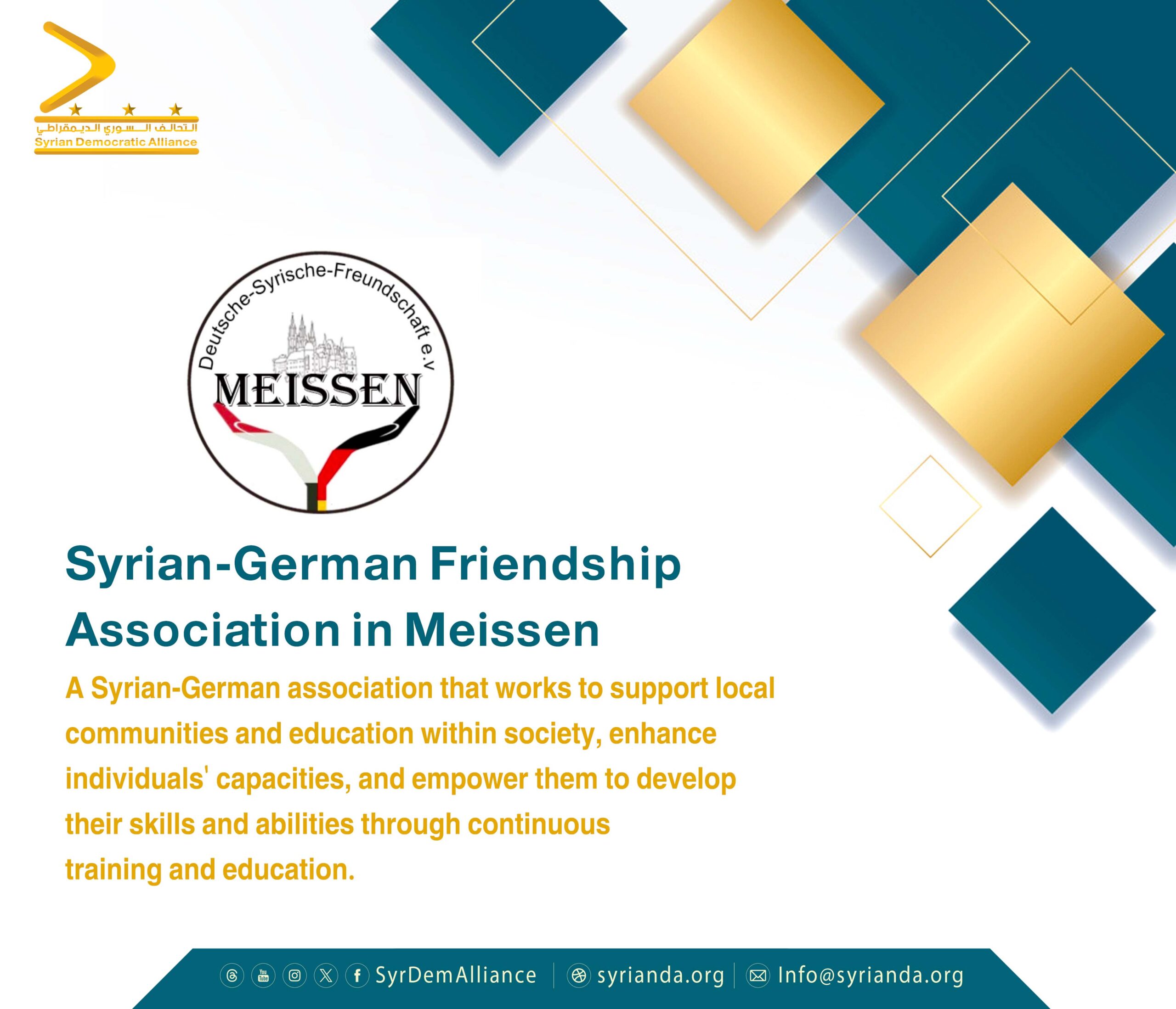 Read more about the article Syrian-German Friendship Association in Meissen